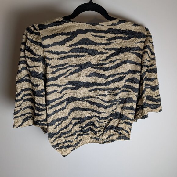 Ganni Animal print crop t - Picture 2 of 4